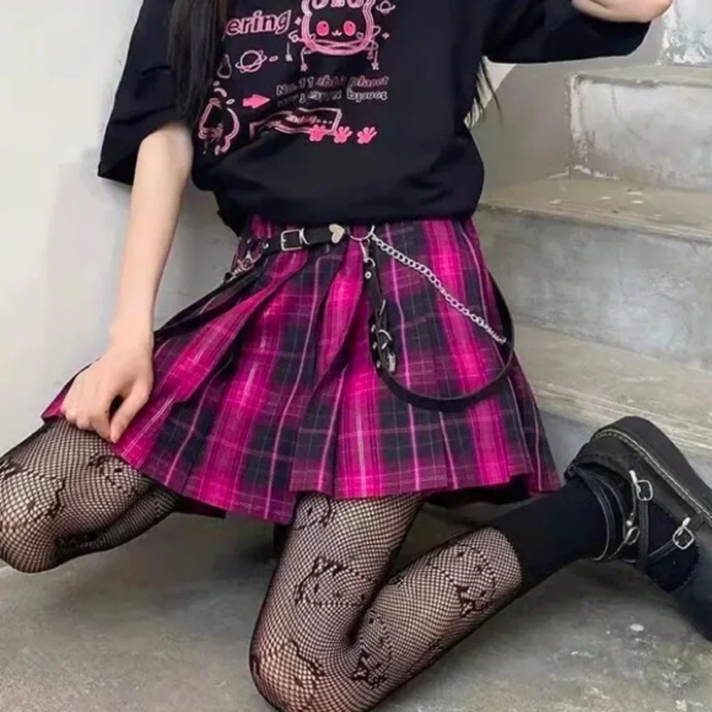 Nylon Black Fishnet Tights Hello Kitty Kawaii Sanrio Mesh Stockings Y2K Style